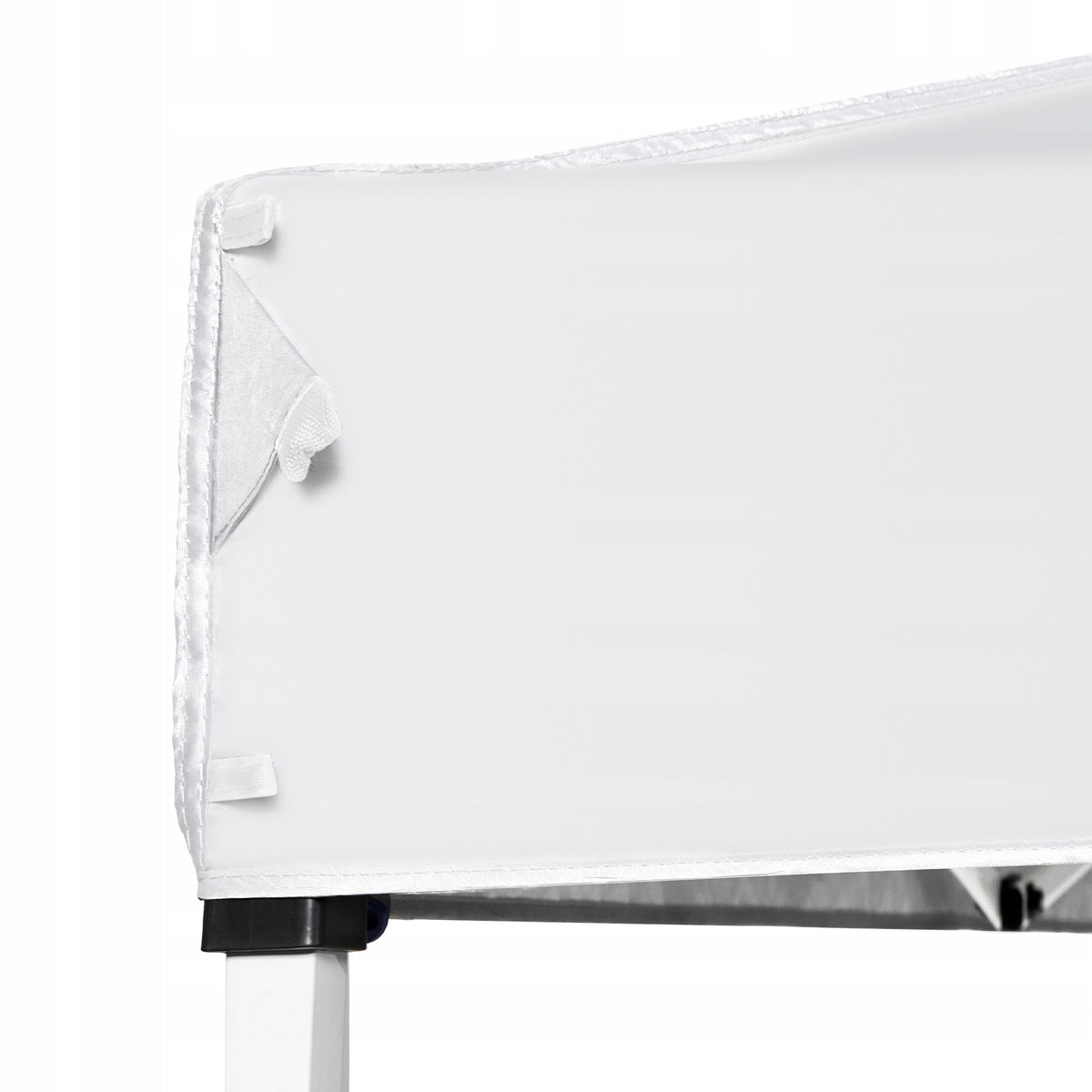 VEVOR FOLDABLE GARDEN GAZEBO 304X304 CM WHITE STEEL FRAME 250D PU