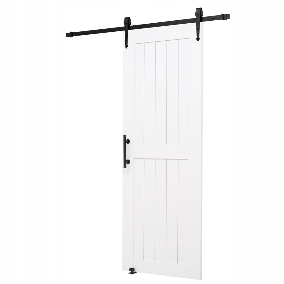 VEVOR 762X2134MM PROFESSIONAL BARN SLIDING DOOR SYSTEM WITH PANEL