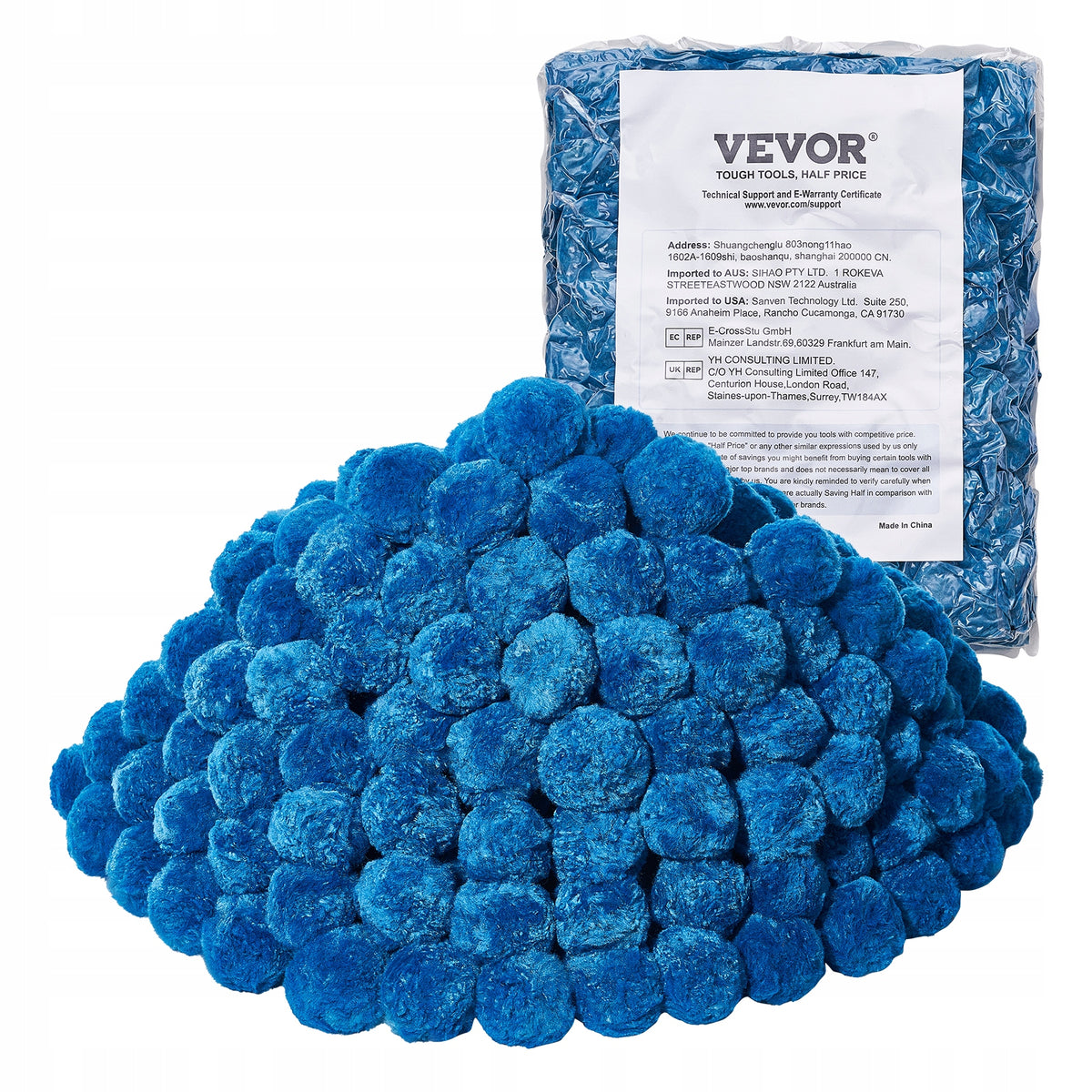 VEVOR BLUE PREMIUM FILTER BALLS FOR SAND FILTERS 1.83 KG