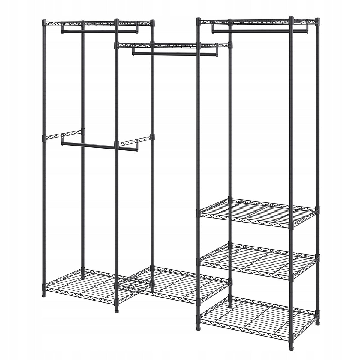 VEVOR MOBILE CLOTHES RACK HEAVY DUTY FREESTANDING 362 KG ADJUSTABLE