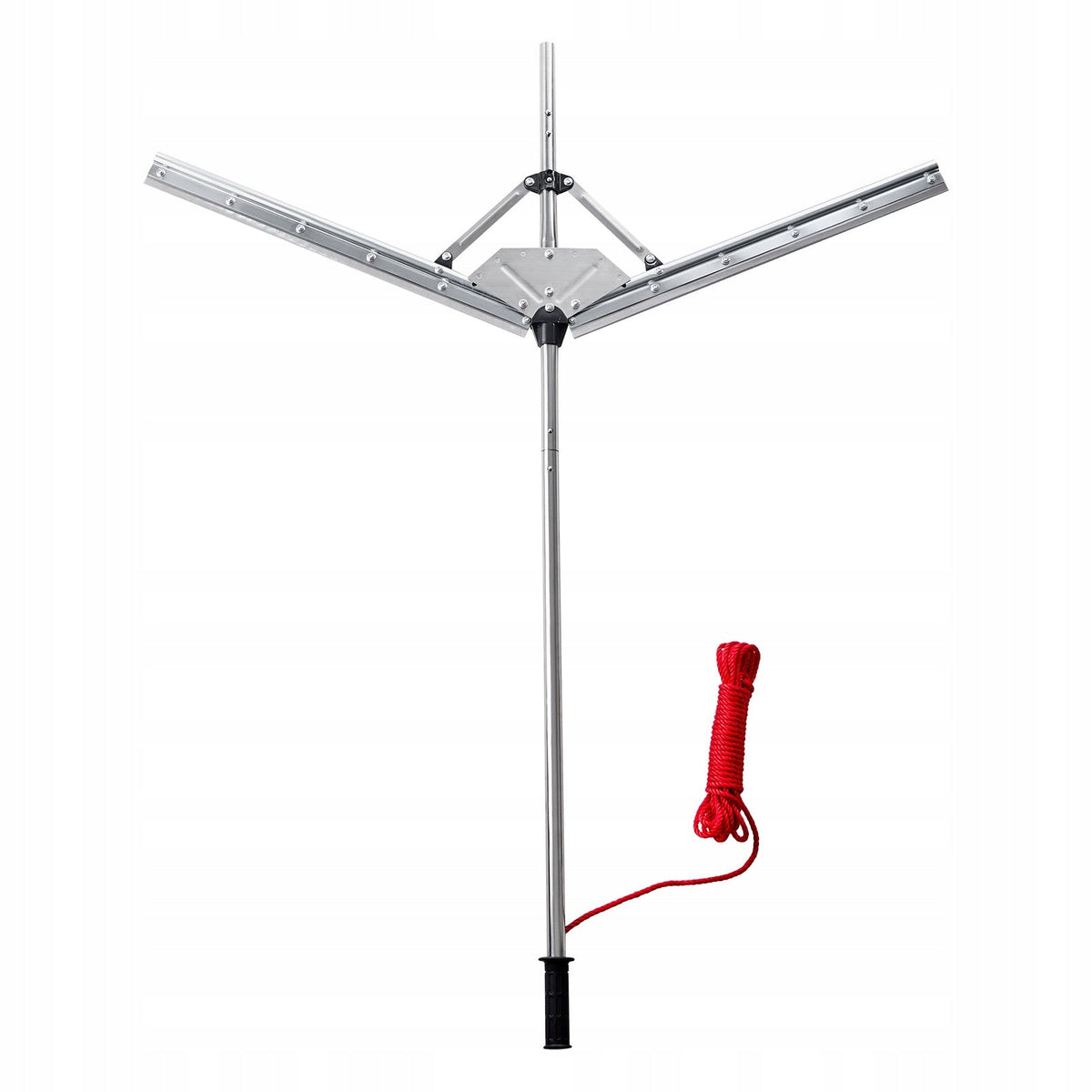 VEVOR PROFESSIONAL POND RAKE WITH ADJUSTABLE WIDTH 1219 MM 9M ROPE