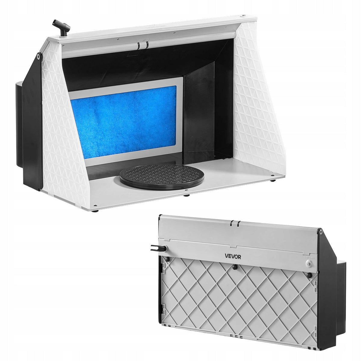 VEVOR SPRAY BOOTH WITH TWO FANS 545X475X370MM LED POWERFUL