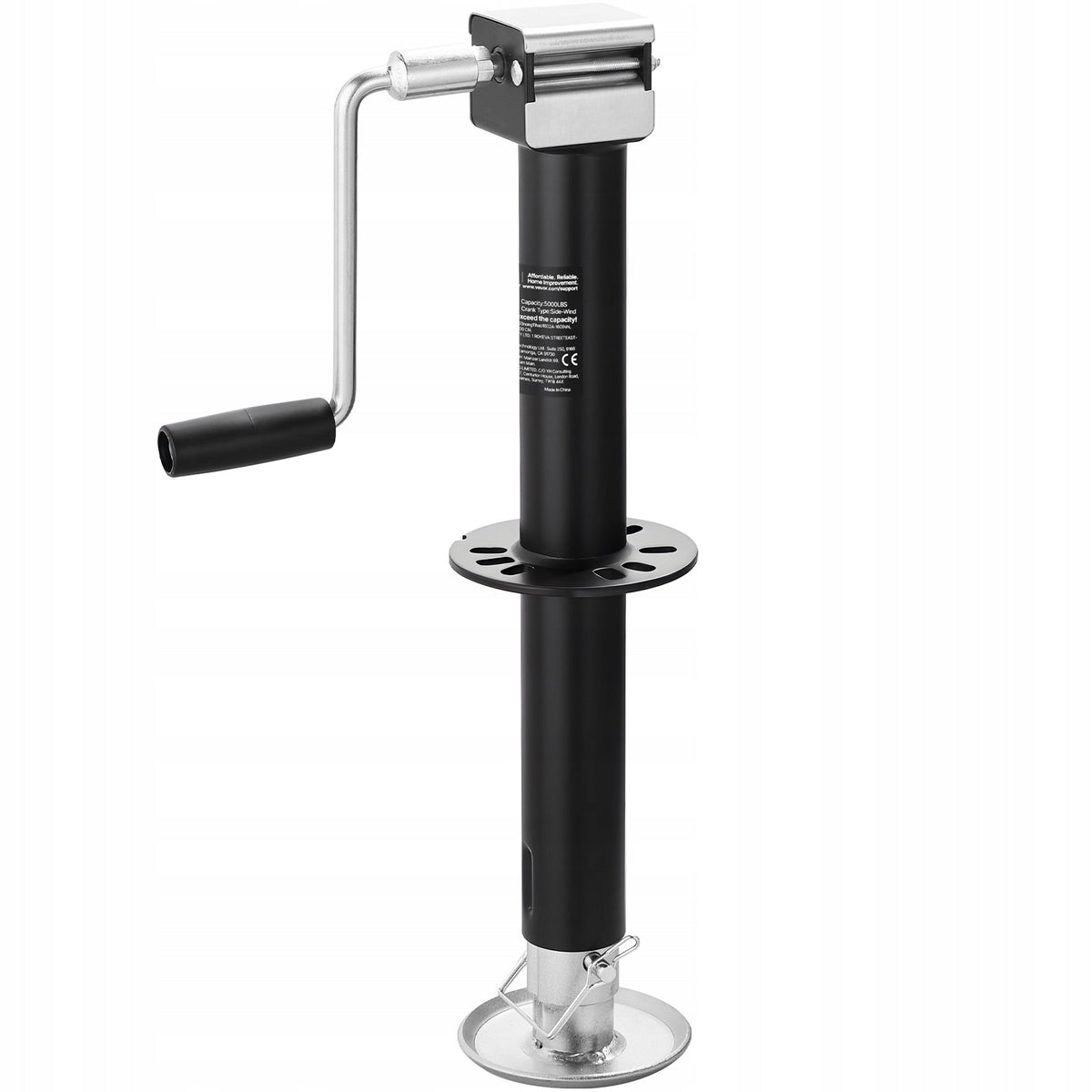 VEVOR A-FRAME TRAILER JACK 2267 KG ADJUSTABLE 381 MM SUPPORT SOLID