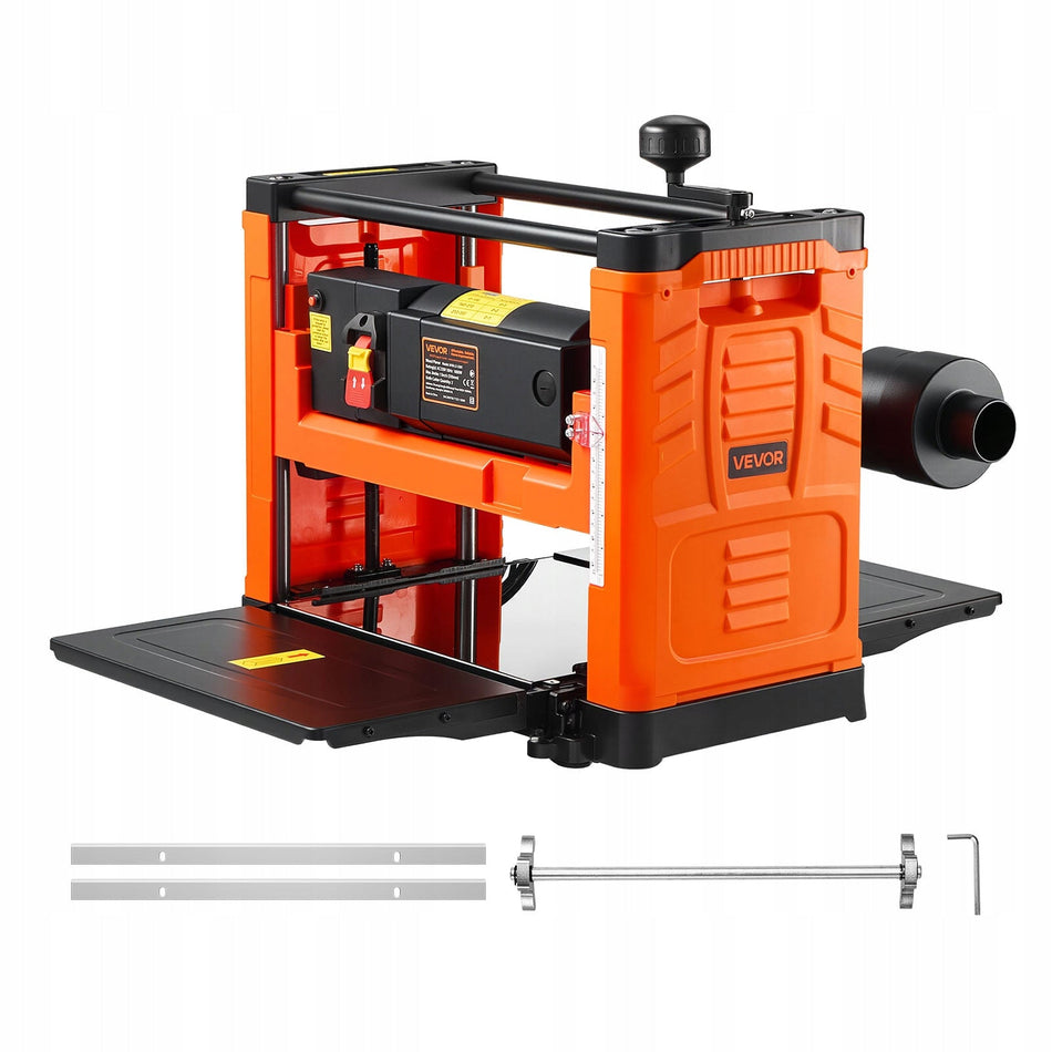 VEVOR 1800W DUAL BLADE THICKNESS PLANER 330MM TABLE PROFESSIONAL