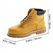 VEVOR STEEL TOE WORK SHOES US 10.5 MEN'S WATERPROOF FOOTWEAR