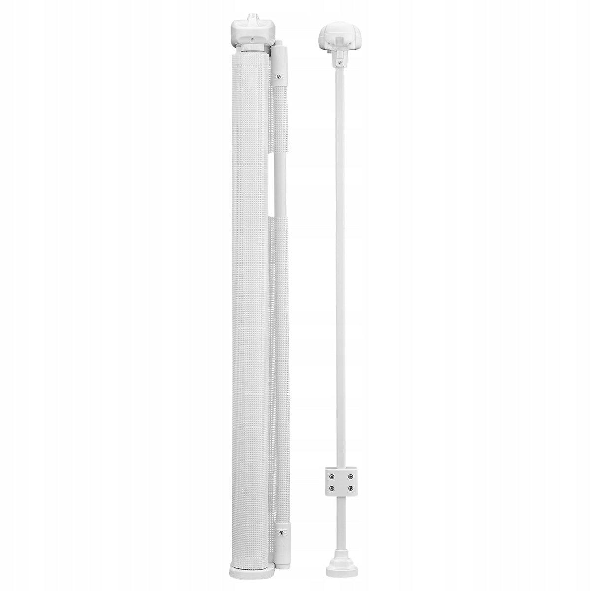VEVOR RETRACTABLE BABY GATE STRONG MESH 180 CM X 87 CM WHITE