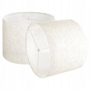 VEVOR DRUM LAMPSHADE 33X33X25 CM 2 PCS LINEN STRONG STEEL FRAME ELEGANT