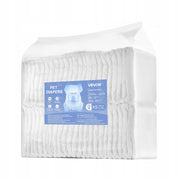 VEVOR DISPOSABLE DOG DIAPERS XS 9-16 INCHES 96 COUNT SUPER ABSORBENT