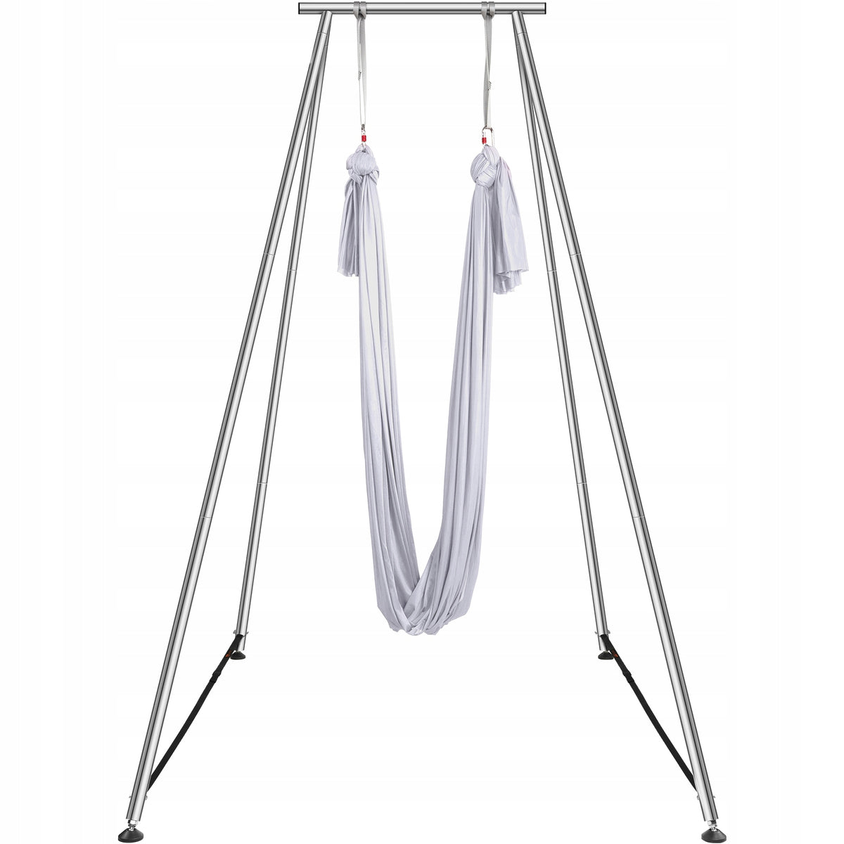 PROFESSIONAL VEVOR AERIAL YOGA HAMMOCK WITH FRAME 6 X 2.6 M WHITE