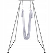 PROFESSIONAL VEVOR AERIAL YOGA HAMMOCK WITH FRAME 6 X 2.6 M WHITE