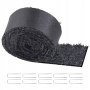 VEVOR RUBBER MULCH MAT 18MM 3X0.11M DURABLE FOR GARDEN AND WEED CONTROL
