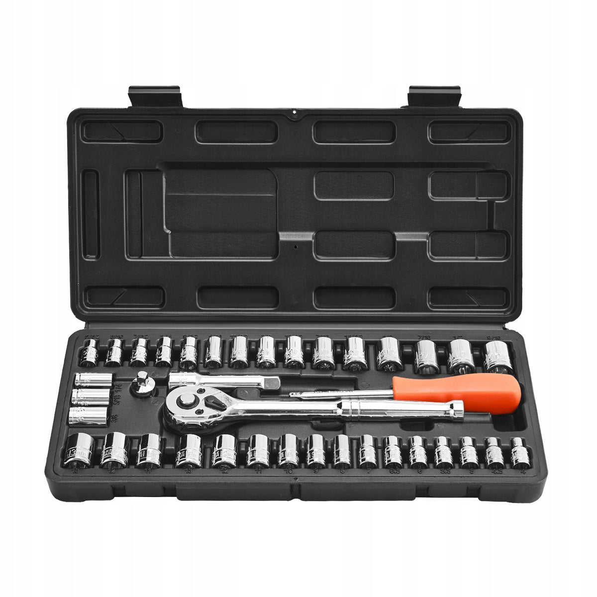 VEVOR SOCKET WRENCH SET 39 PIECES 9.5 & 6.4 MM PREMIUM CASE
