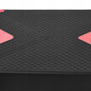 VEVOR AEROBIC STEPPER ADJUSTABLE 3 LEVELS NON-SLIP RED