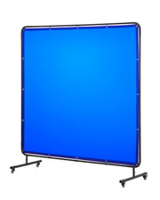 VEVOR PROFESSIONAL WELDING SCREEN 1740X1740 MM FRAME WHEELS UV6 DEGREE