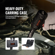 VEVOR 1/2 INCH CR-V SOCKET SET 33-PIECE STRONG CASE