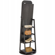 VEVOR 360 ROTATING JEWELRY CABINET WITH MIRROR 160CM PREMIUM ORGANIZER
