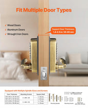 VEVOR MECHANICAL KEYLESS LOCK WITH DOUBLE-SIDED KEYPAD 14 KEYS