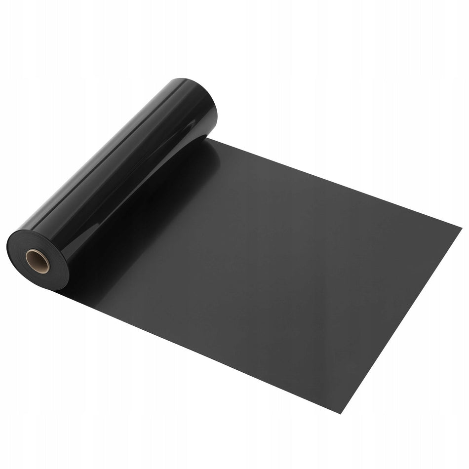 VEVOR HEAT TRANSFER VINYL FILM 304.8X15240MM BLACK GLOSSY
