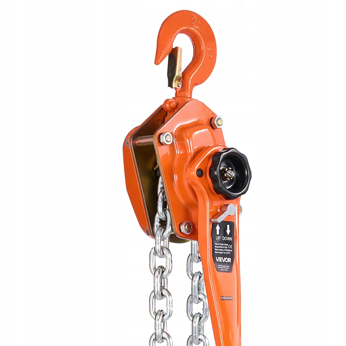 VEVOR 3T LEVER HOIST G80 CHAIN DOUBLE PAWL BRAKE ERGONOMIC