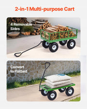 VEVOR PROFESSIONAL 300 KG HAND TRUCK HEAVY-DUTY GARDEN TROLLEY
