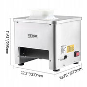 VEVOR MEAT SLICER 550W 159KG/H STAINLESS STEEL COMMERCIAL HEAVY DUTY