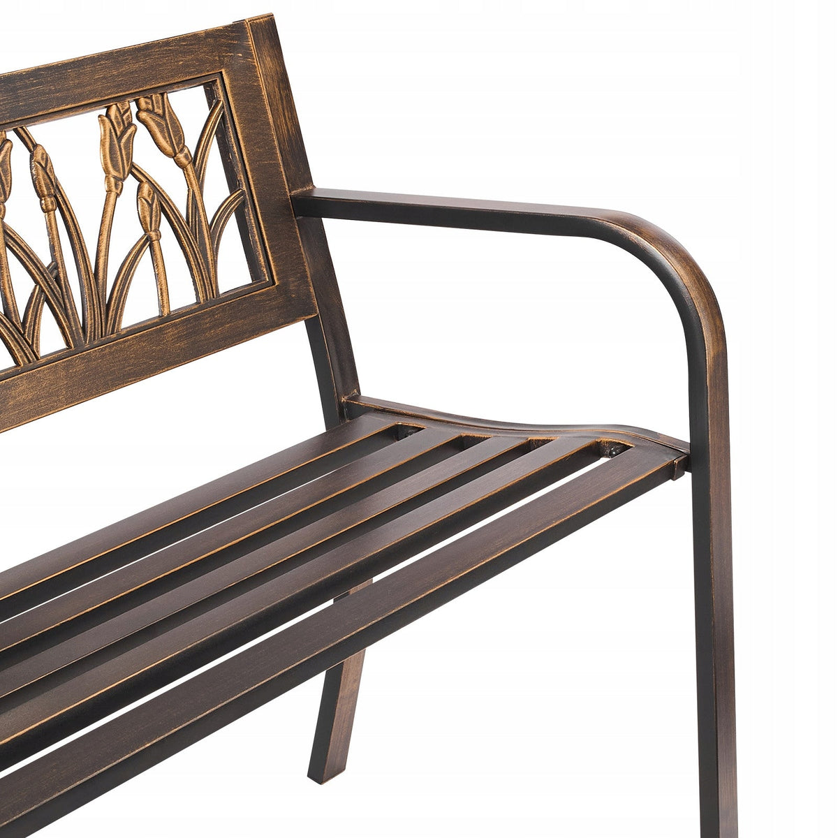 GARDEN BENCH VEVOR 127 CM LOAD CAPACITY 250 KG SOLID STRONG ANTIQUE BRONZE