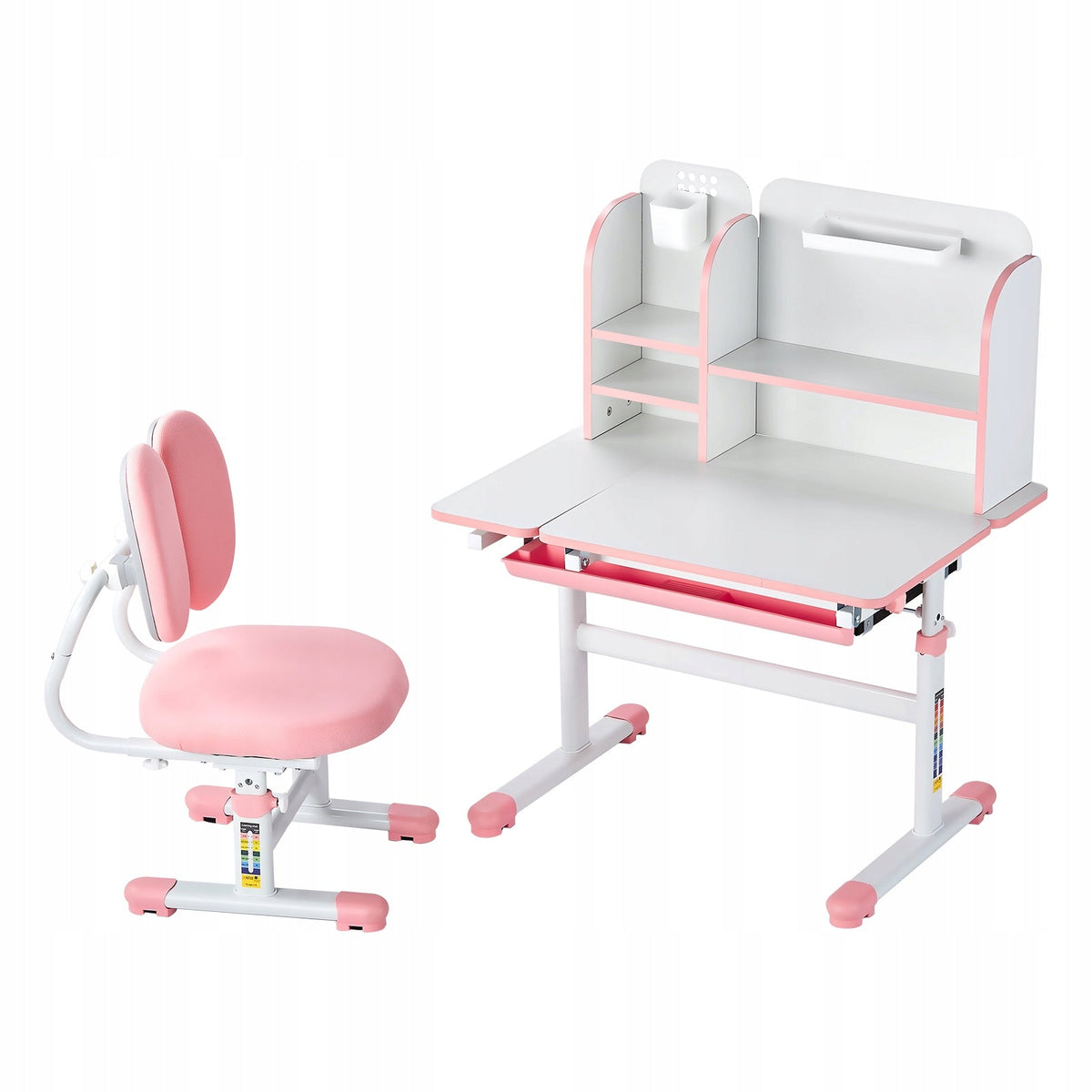 VEVOR KIDS DESK AND CHAIR SET HEIGHT ADJUSTABLE