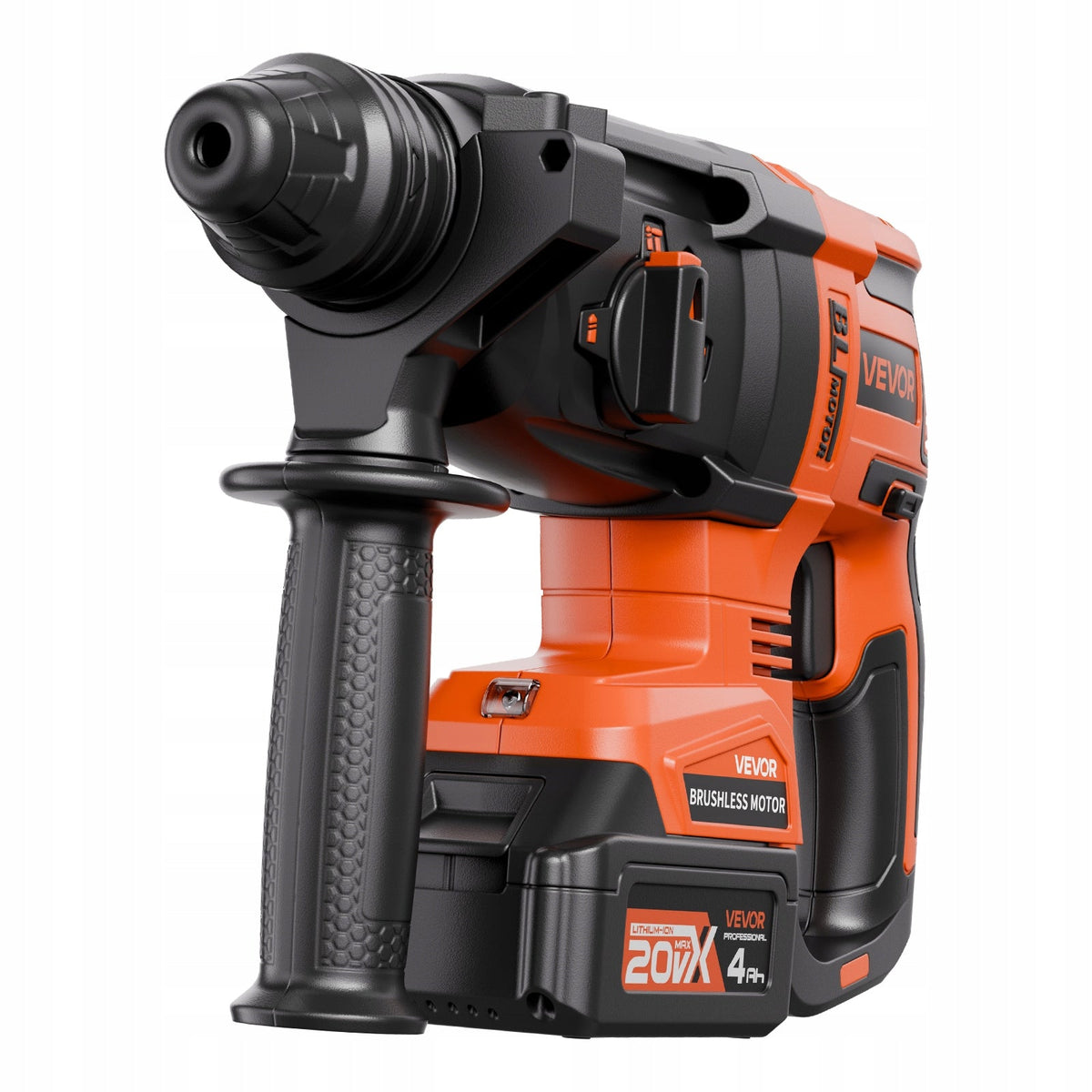 VEVOR 20V BRUSHLESS IMPACT DRILL DRIVER POWERFUL MOTOR 4 AH SDS