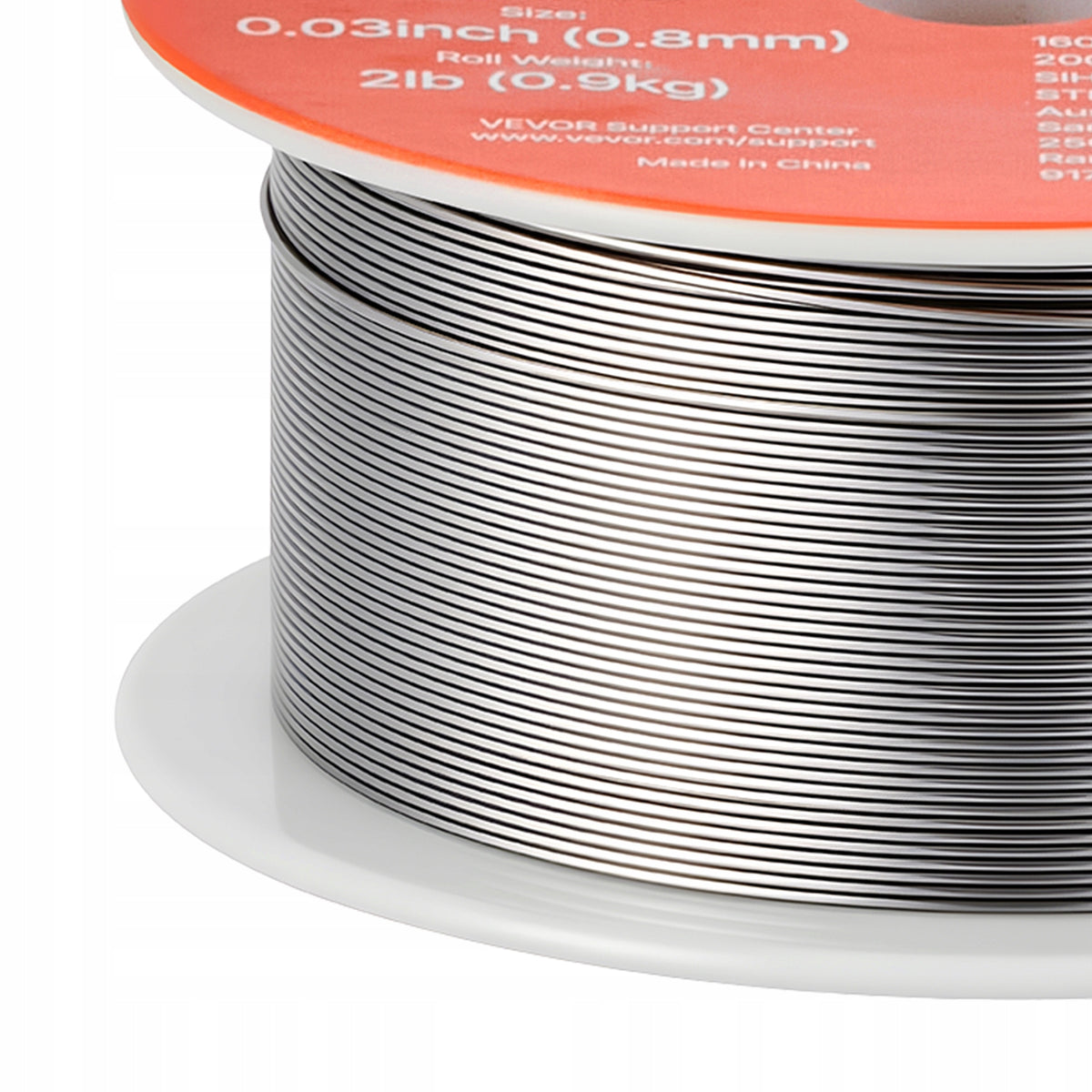 VEVOR 0.8MM E71T-11 FLUX CORED WIRE FOR GASLESS MIG WELDING 0.9KG