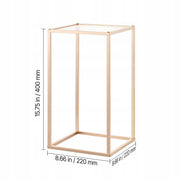 PROFESSIONAL VEVOR WEDDING FLOWER STAND 10 PCS 220X220X400 MM GOLD