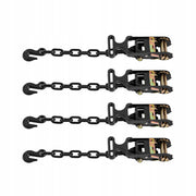 VEVOR WHEEL TIE-DOWN STRAP KIT 50 8X3048MM STRONG HOOKS 1512KG LOAD CAPACITY
