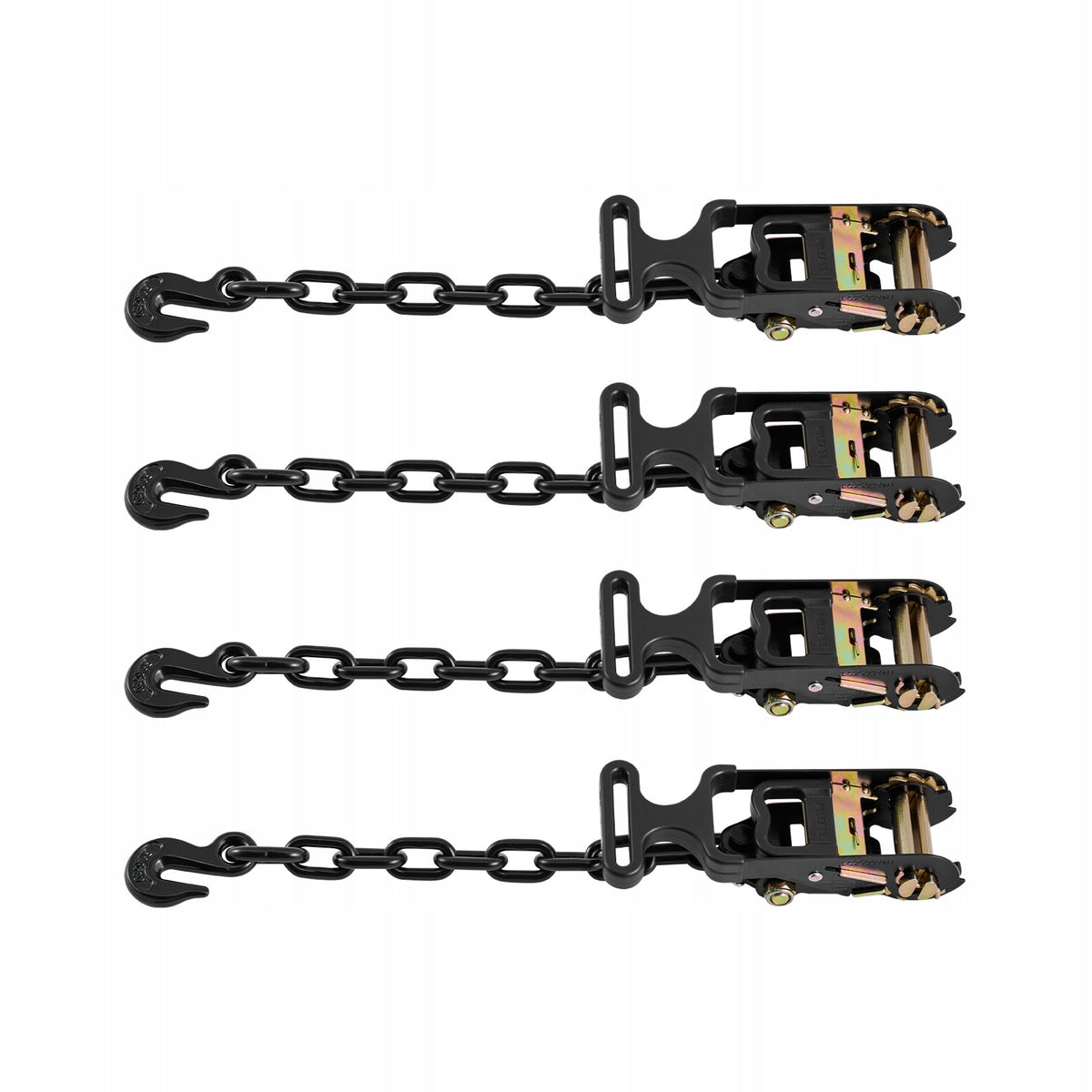 VEVOR WHEEL TIE-DOWN STRAP KIT 50 8X3048MM STRONG HOOKS 1512KG LOAD CAPACITY