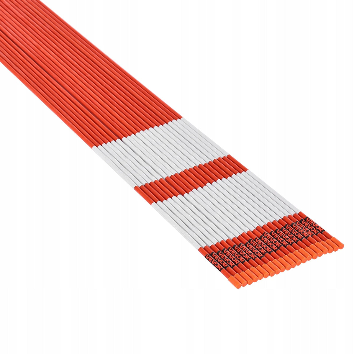 VEVOR Snow Stakes, 50 PCS, 1524MM Length, 7.87MM Diameter, Reflective, Strong Set