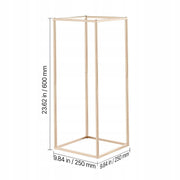 VEVOR 10 PCS WEDDING FLOWER STAND 250X250X600 MM GOLD SOLID