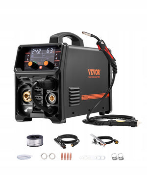 VEVOR PRO 5-in-1 250A Synergic MIG Welder MIG PLUSE MMA LIFT TIG LCD