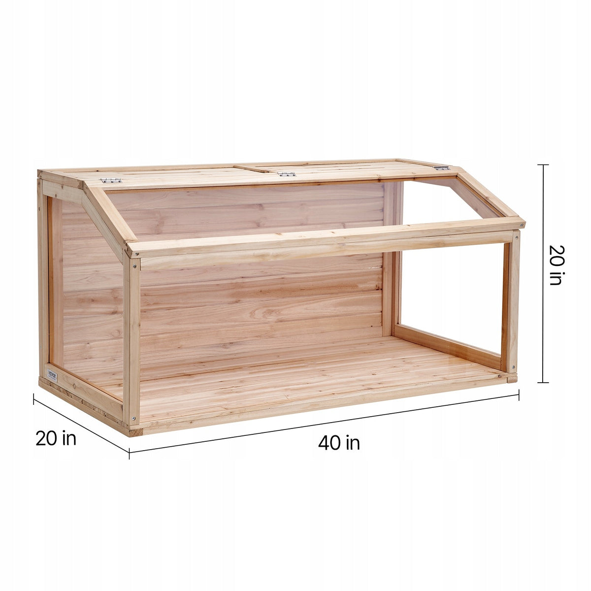 VEVOR WOODEN HAMSTER CAGE 270 DEGREE VIEW 40IN STURDY & EASY