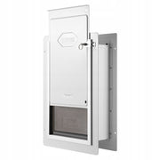 VEVOR DOG DOOR PET FLAP METAL FRAME WITH 3-FLAP LOCK 236MM