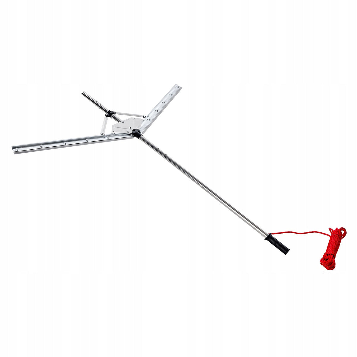VEVOR PROFESSIONAL POND RAKE WITH ADJUSTABLE WIDTH 1219 MM 9M ROPE