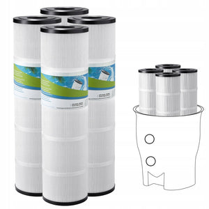 PREMIUM VEVOR SWIMMING POOL FILTER CARTRIDGE 4 PCS 9.8 M2 REPLACEMENT FILTER