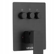 VEVOR SHOWER SET 10 INCH RAIN SHOWER HEAD POWERFUL MATTE BLACK
