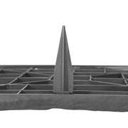 VEVOR STRONG GARDEN PAVERS 16 PCS 395X395 MM DECORATIVE SLAB GREY
