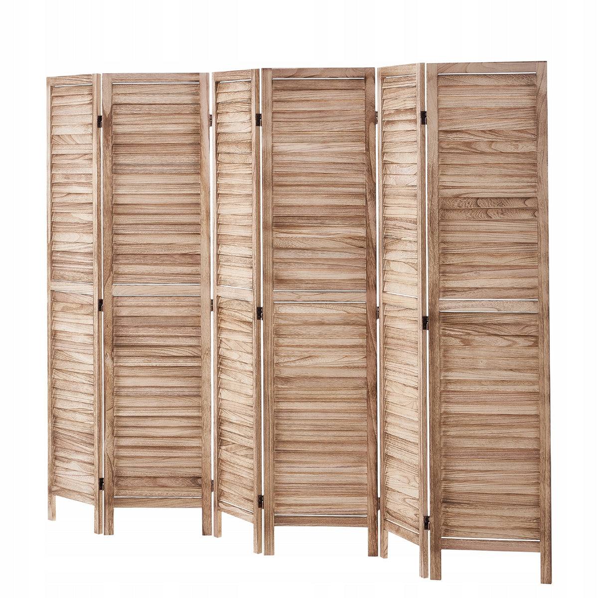 VEVOR ROOM DIVIDER 6 PANELS WOODEN FOLDABLE STURDY EUROPEAN