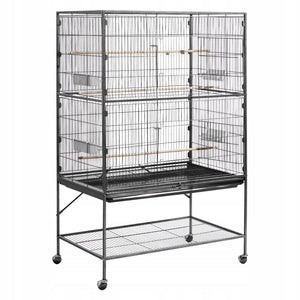 VEVOR PROFESSIONAL BIRD CAGE 930X580X1510 MM WROUGHT IRON AVIARY
