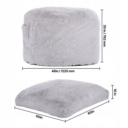 VEVOR FOLDABLE CHAIR WITH BEAN BAG FUNCTION AND MATTRESS LIGHTWEIGHT AND COMFORTABLE