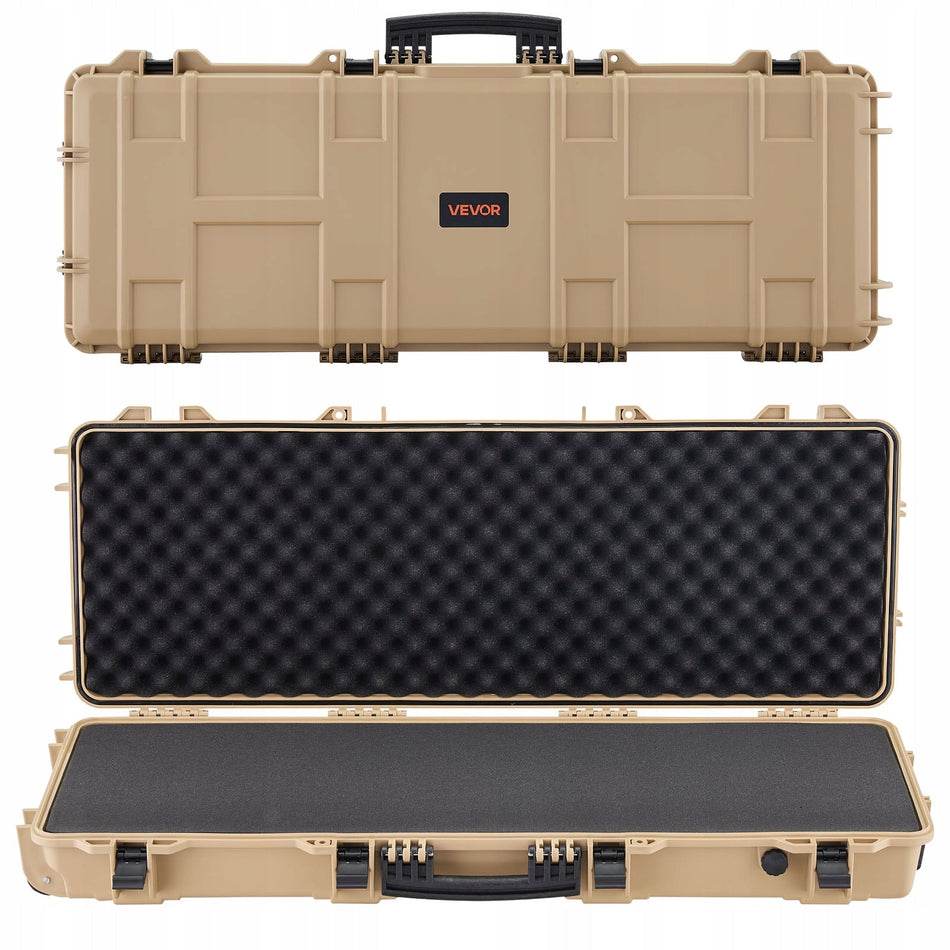 VEVOR HARD RIFLE CASE IP67 WATERPROOF HEAVY-DUTY WITH WHEELS