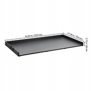 VEVOR WOODEN WORKTOP FOR WASHER AND DRYER 1370X700X69MM PREMIUM BLACK
