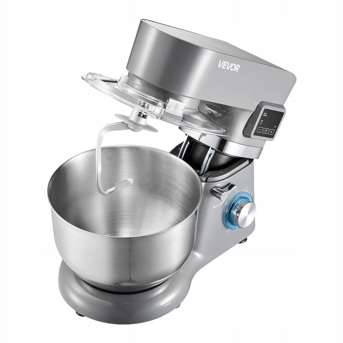 VEVOR STAND MIXER 7L 6 SPEEDS DIGITAL LED DISPLAY POWERFUL