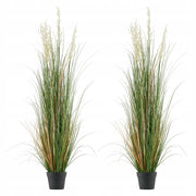 VEVOR ARTIFICIAL GRASS 2 PIECES 1499MM REALISTIC GREEN DECORATION