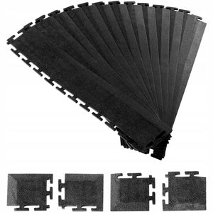 VEVOR GARAGE EDGING STRIP SET OF 12 PIECES 4 PVC CORNERS