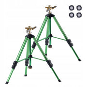 VEVOR TELESCOPIC SPRINKLER TRIPOD 2 PCS BRASS HEAD 360 ADJUSTMENT